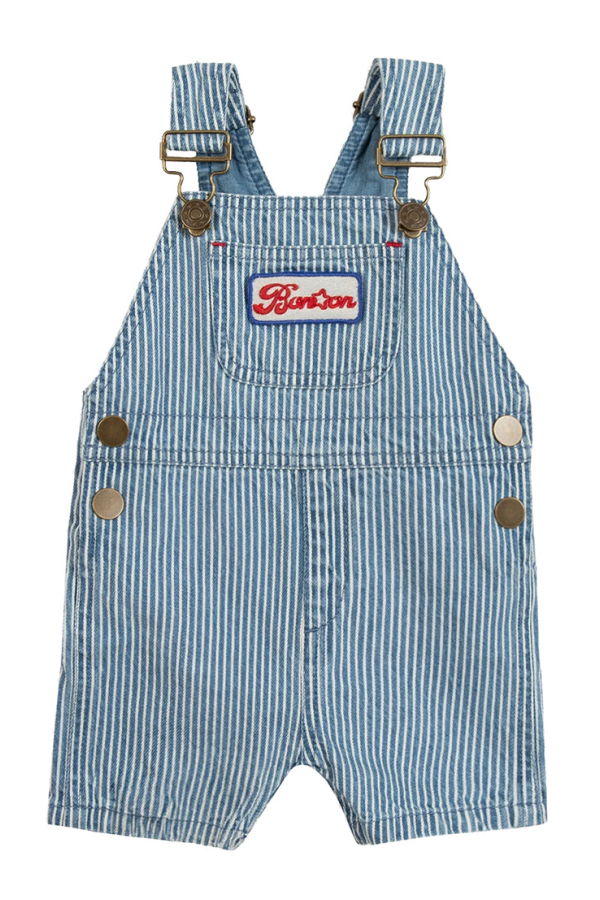 KIDS Bonton Baby Nice Short Overalls - Blue