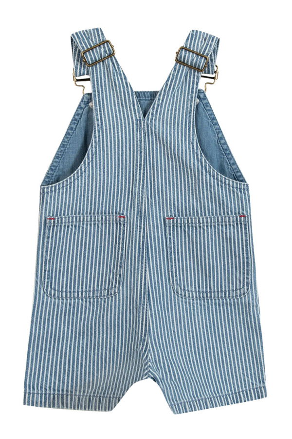 KIDS Bonton Baby Nice Short Overalls - Blue