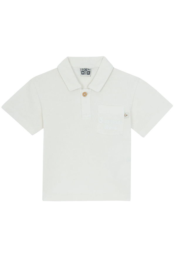 KIDS Bonton Baby Nivio Polo Tee - White