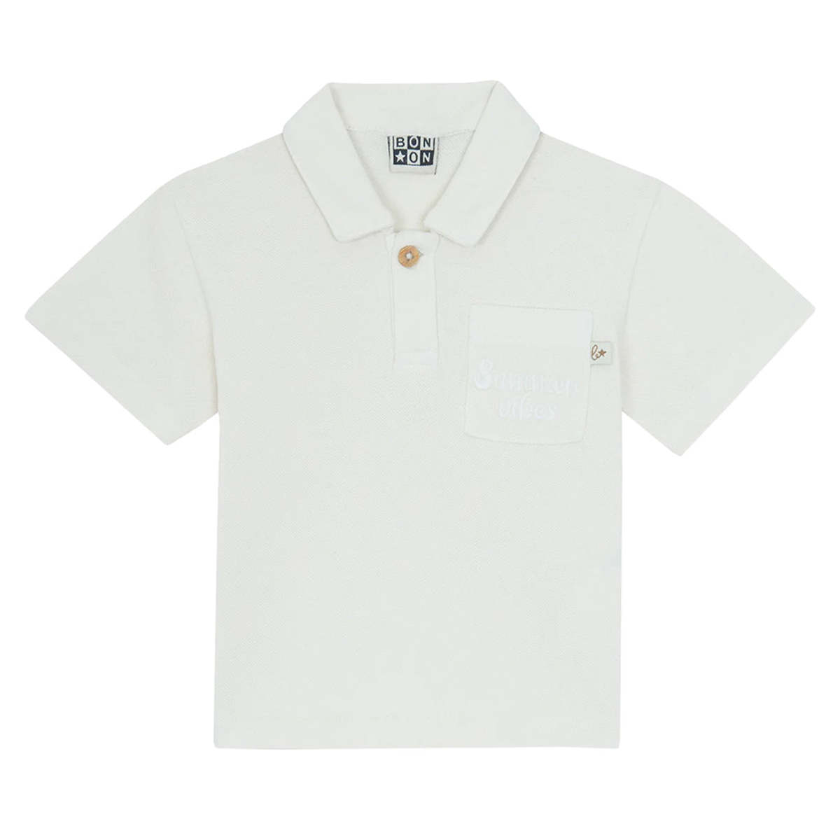 KIDS Bonton Baby Nivio Polo Tee - White - Image 1 of 6