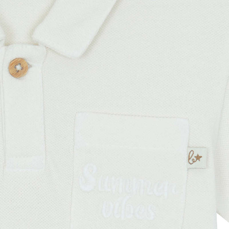 KIDS Bonton Baby Nivio Polo Tee - White