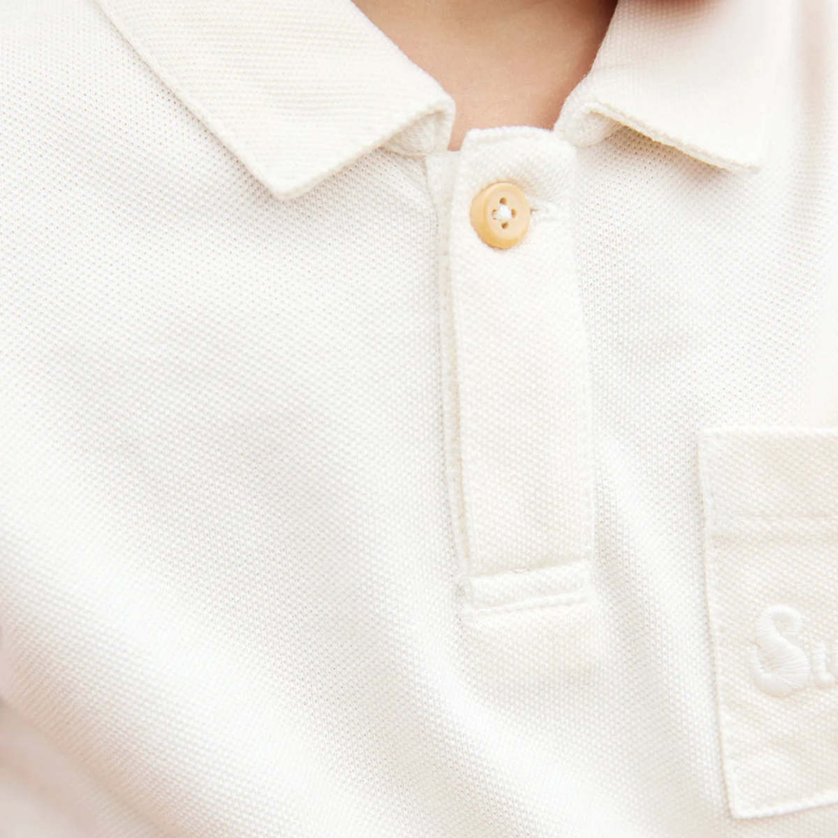 KIDS Bonton Baby Nivio Polo Tee - White - Image 6 of 6