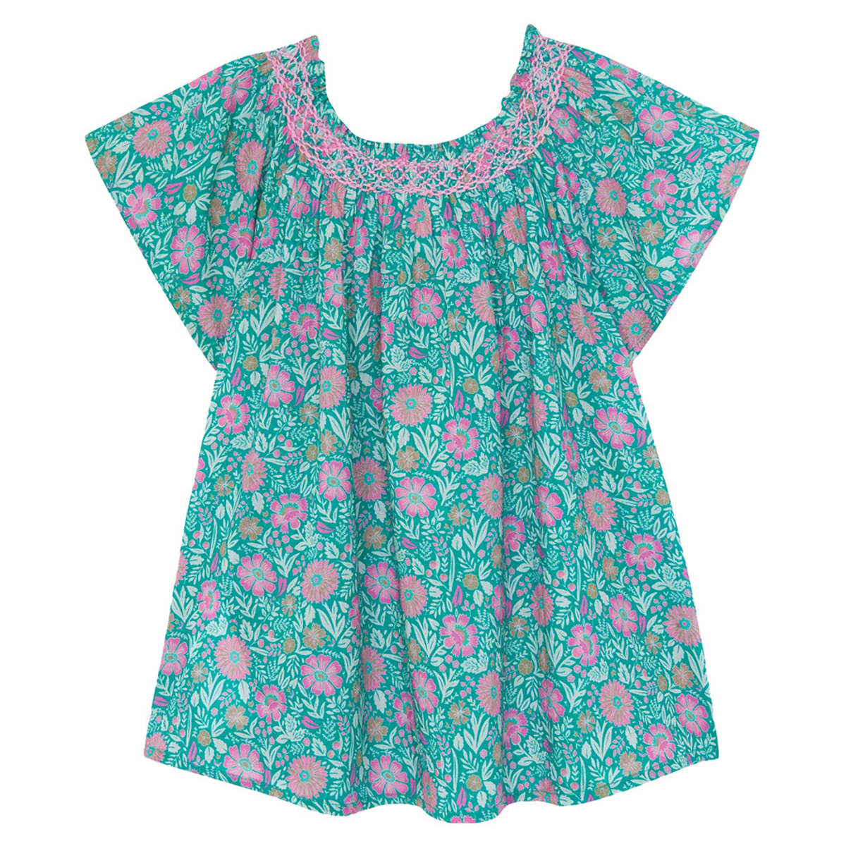 KIDS Bonton Baby Noisette Dress - Green - Image 2 of 5