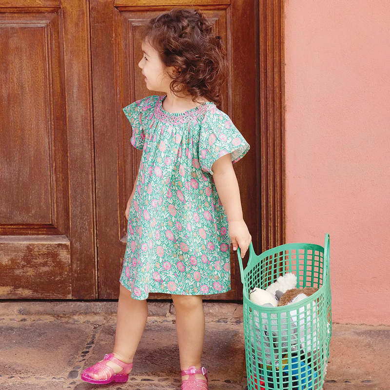 KIDS Bonton Baby Noisette Dress - Green
