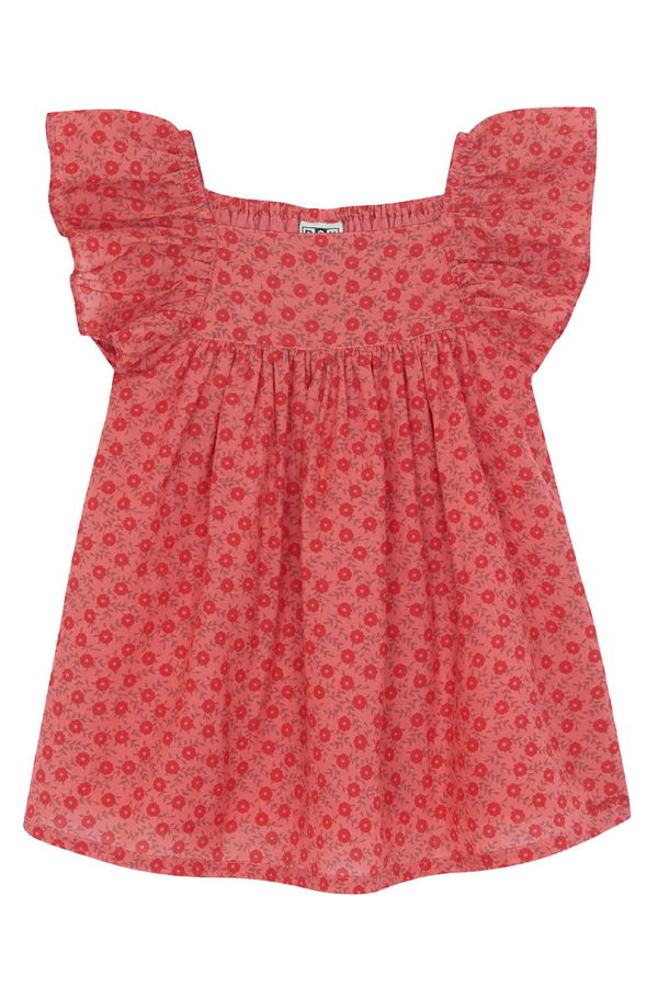 KIDS Bonton Baby Reve Foulfleur Dress - Red