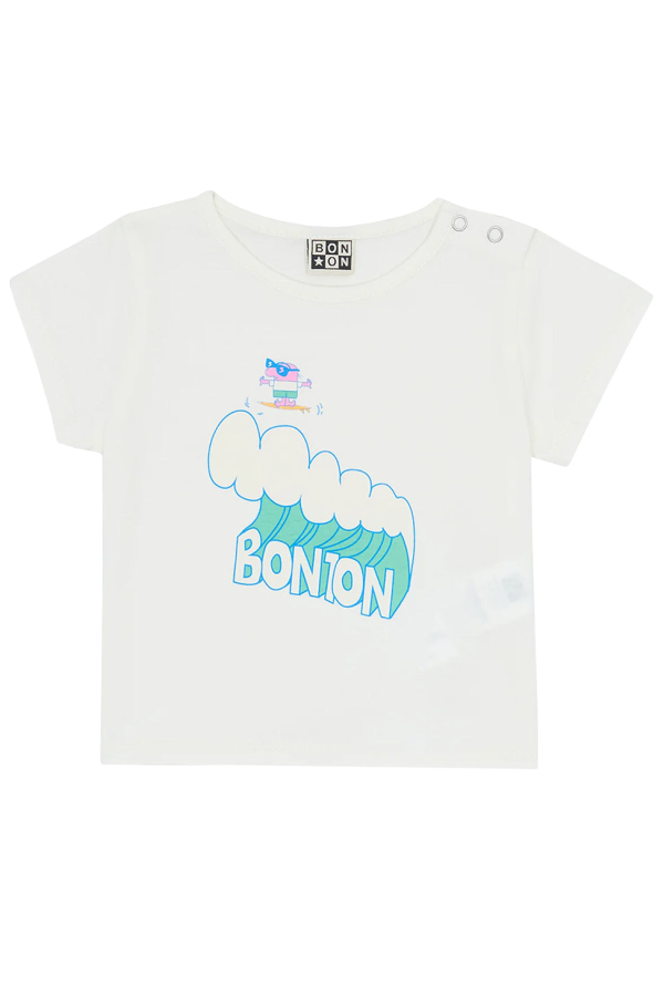 KIDS Bonton Baby Tuba T-Shirt - White