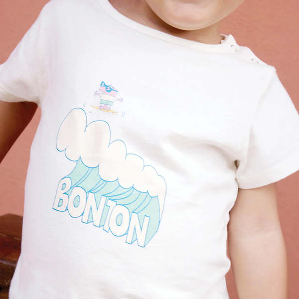 KIDS Bonton Baby Tuba T-Shirt - White