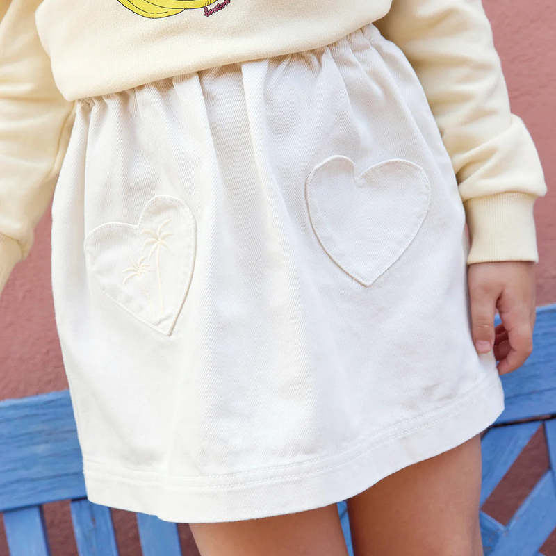 KIDS Bonton Douchka Skirt - White