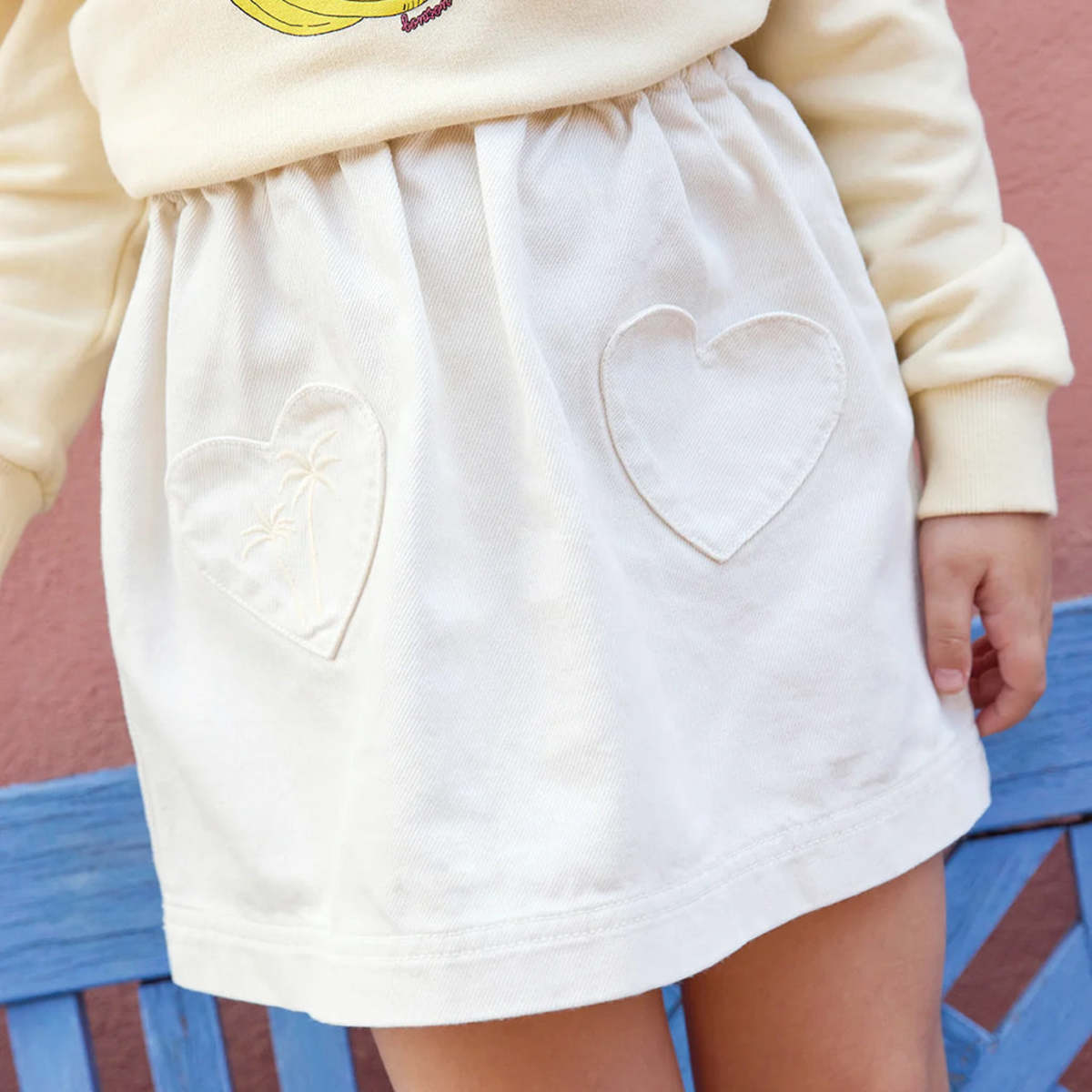 KIDS Bonton Douchka Skirt - White - Image 5 of 6