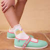 KIDS Bonton Jane Buckled Shoes - Green - Thumbnail 8