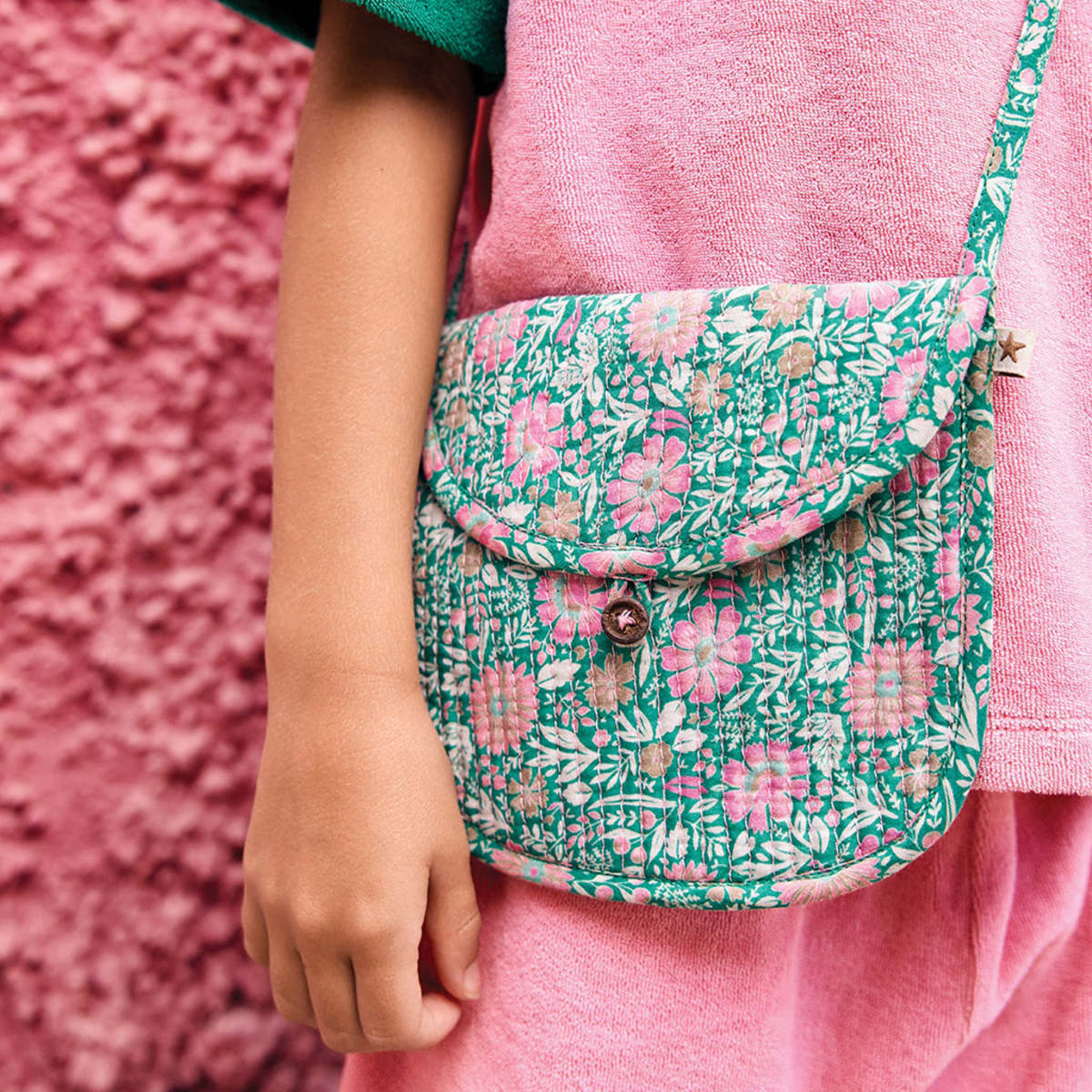 KIDS Bonton Leonie Quilted Mini Bag - Green - Image 5 of 6