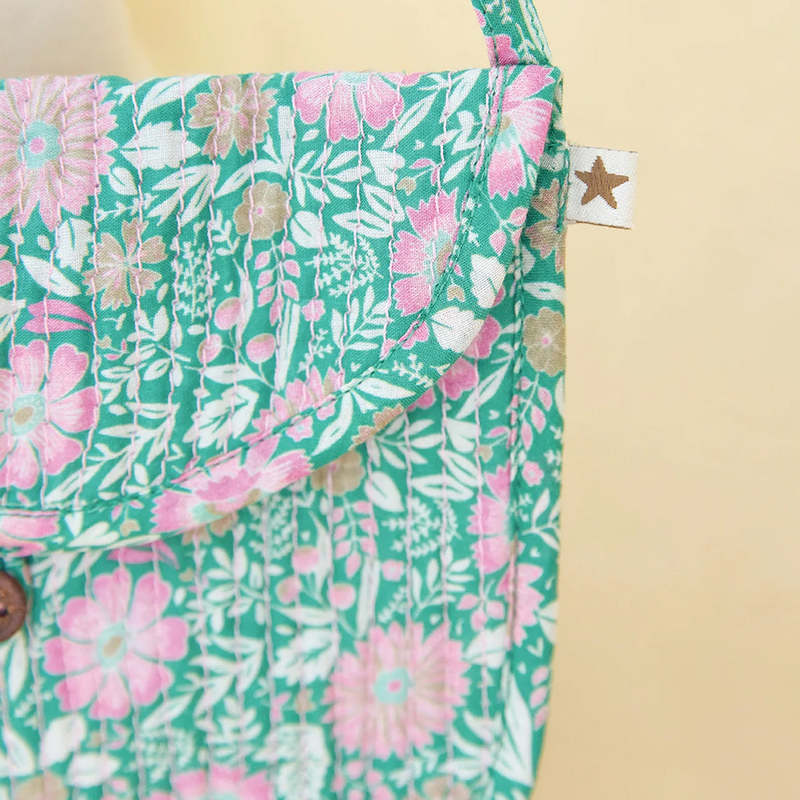 KIDS Bonton Leonie Quilted Mini Bag - Green