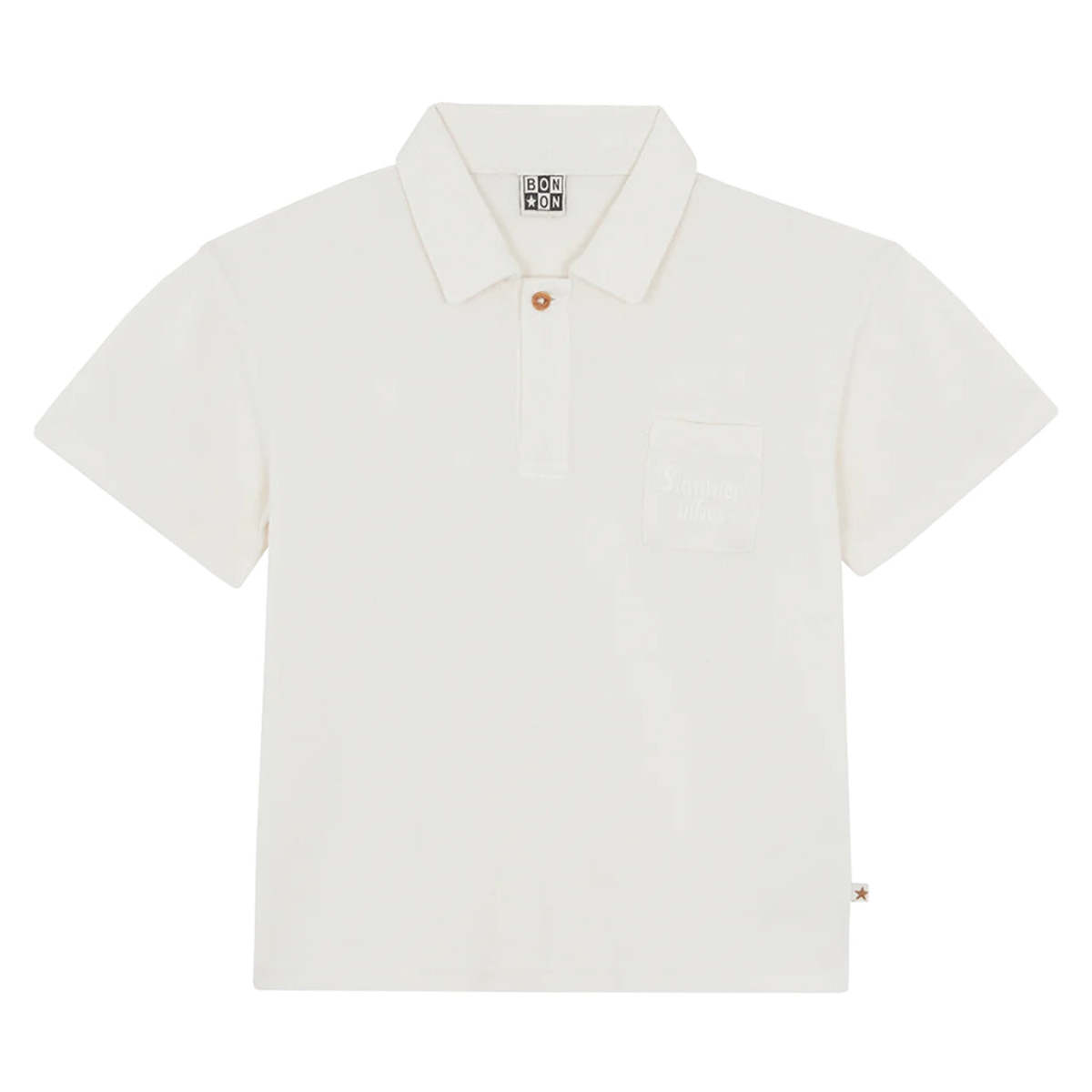KIDS Bonton Livio Polo T-Shirt - White - Image 1 of 4