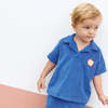 KIDS Bonton Livio Polo T-Shirt - Blue - Thumbnail 4