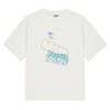 KIDS Bonton Livo Wave Print T-shirt - Ecru White - Thumbnail 1