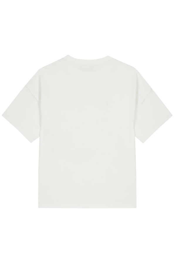 KIDS Bonton Livo Wave Print T-shirt - Ecru White