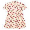 KIDS Bonton Lulu Dress Phone Print Dress - Cream - Thumbnail 1