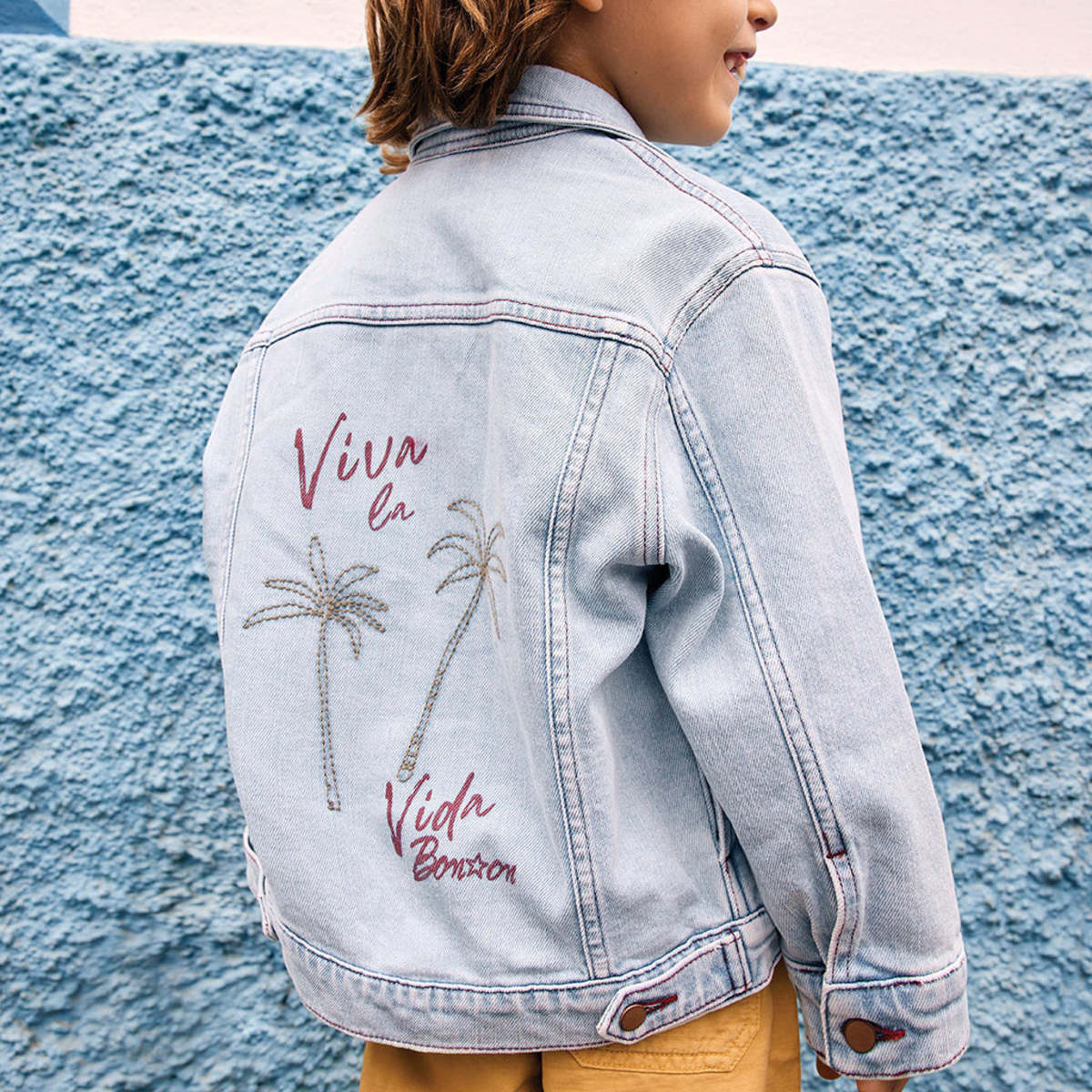 KIDS Bonton Nael Jacket - Blue - Image 5 of 8