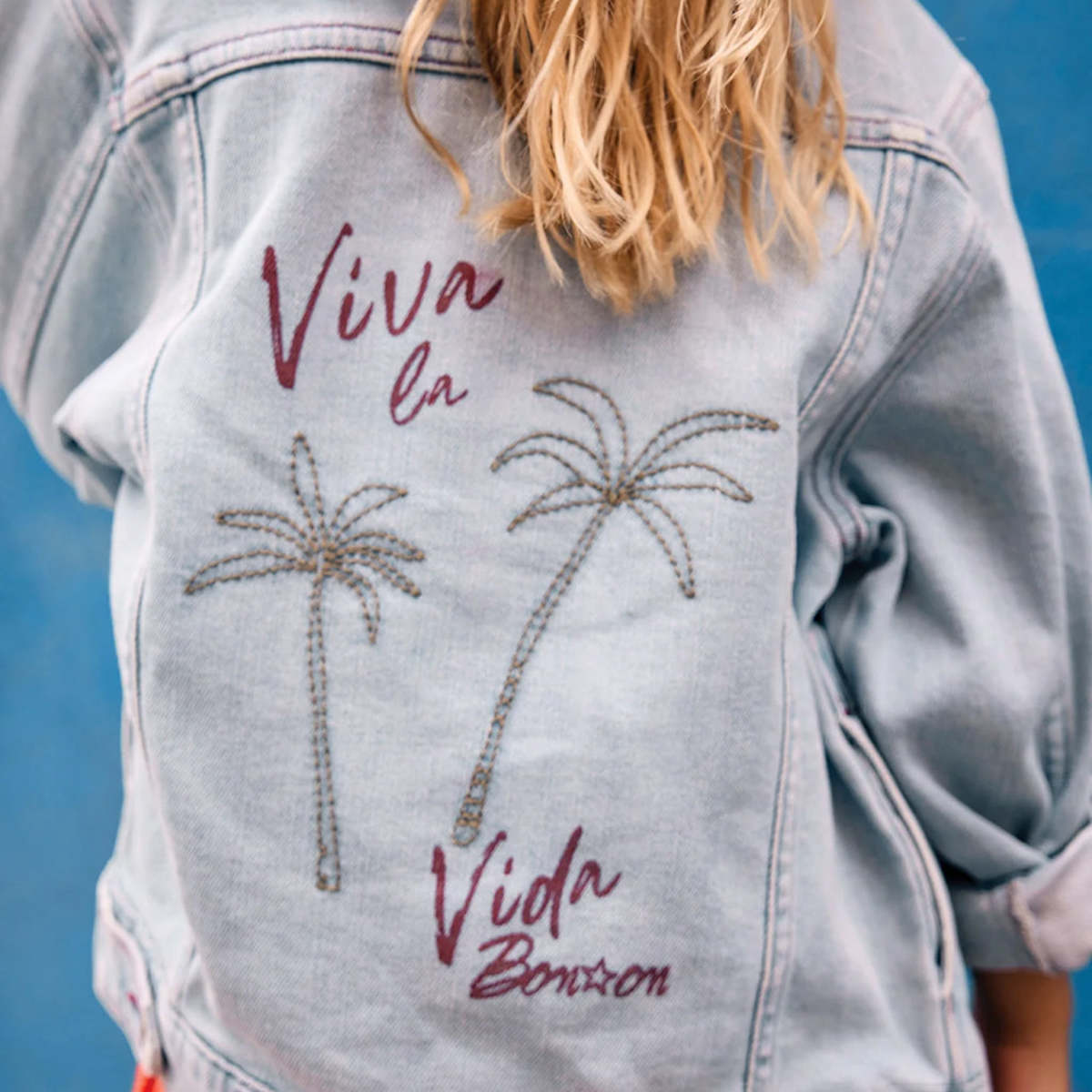 KIDS Bonton Nael Jacket - Blue - Image 8 of 8