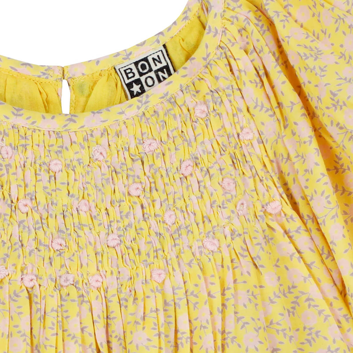 KIDS Bonton Nala Foulfeur Dress - Yellow - Image 3 of 8