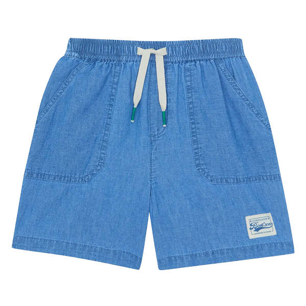 KIDS Bonton Naples Chambray Shorts - Blue KIDS Bonton Naples Chambray Shorts - Blue