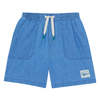 KIDS Bonton Naples Chambray Shorts - Blue - Thumbnail 1