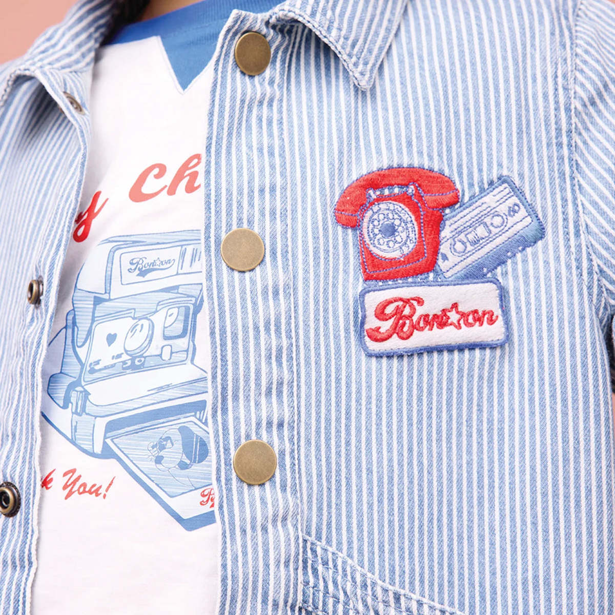 KIDS Bonton Nineties Jacket - Blue - Image 6 of 8