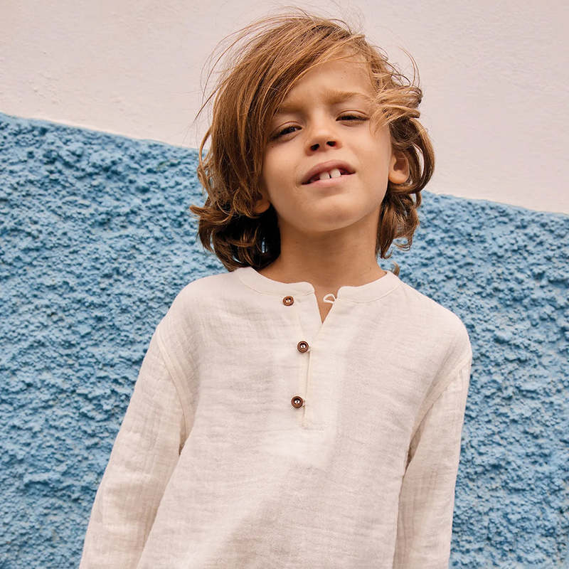 KIDS Bonton Noah Shirt - White