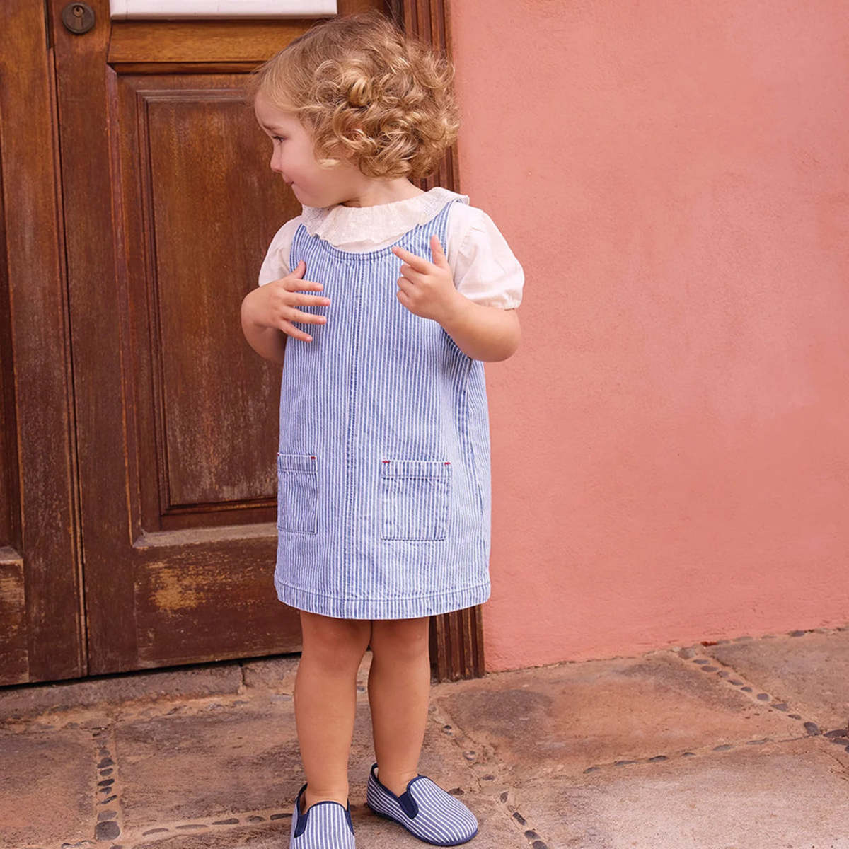 KIDS Bonton Nolita Dress - Blue - Image 5 of 12
