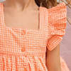 KIDS Bonton Nonna Dress - Orange - Thumbnail 5