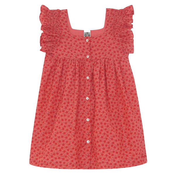 KIDS Bonton Nonna Dress - Red