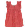KIDS Bonton Nonna Dress - Red - Thumbnail 1