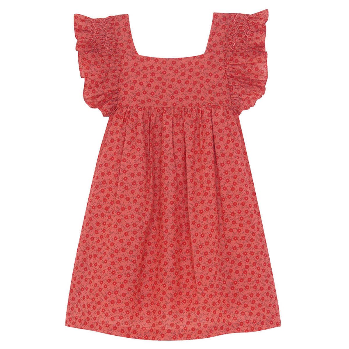 KIDS Bonton Nonna Dress - Red - Image 2 of 8