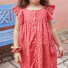 KIDS Bonton Nonna Dress - Red - Thumbnail 5