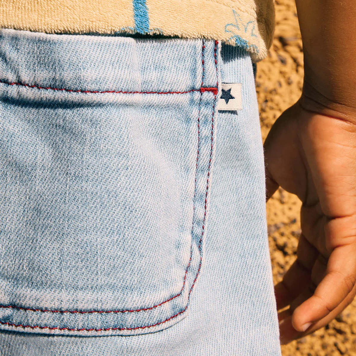 KIDS Bonton Norbert Shorts - Blue - Image 6 of 7