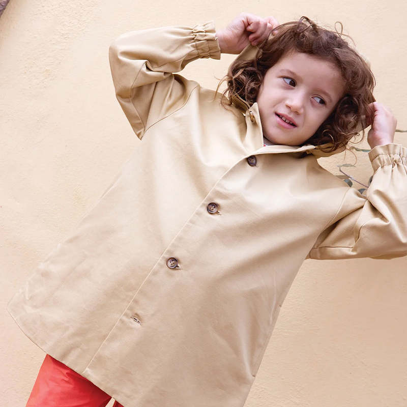 KIDS Bonton Noudy Trench Coat - Beige