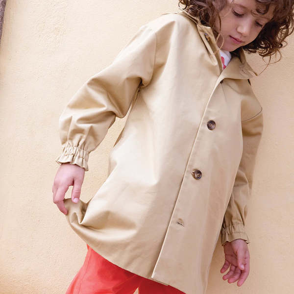 KIDS Bonton Noudy Trench Coat - Beige