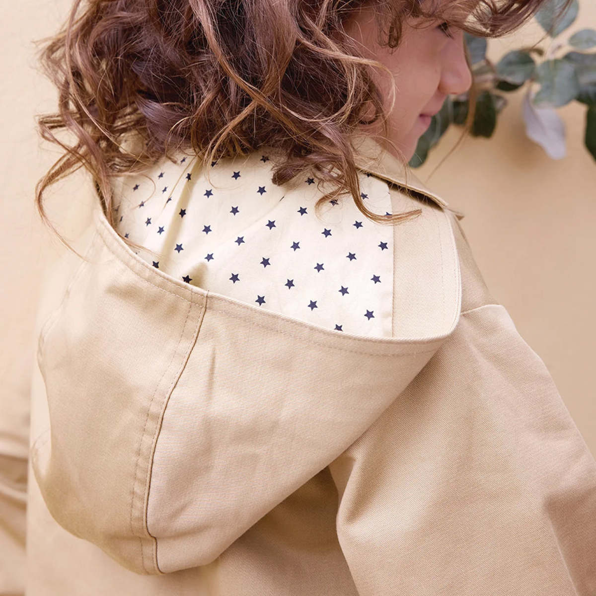 KIDS Bonton Noudy Trench Coat - Beige - Image 7 of 8
