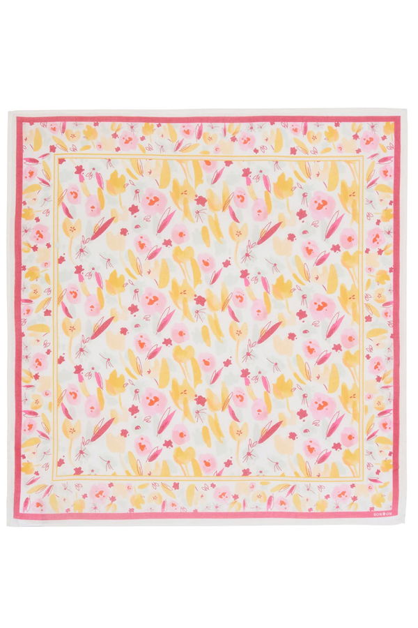 KIDS Bonton Josephine Floral Print Bandana Scarf - Pink