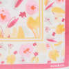 KIDS Bonton Josephine Floral Print Bandana Scarf - Pink - Thumbnail 2