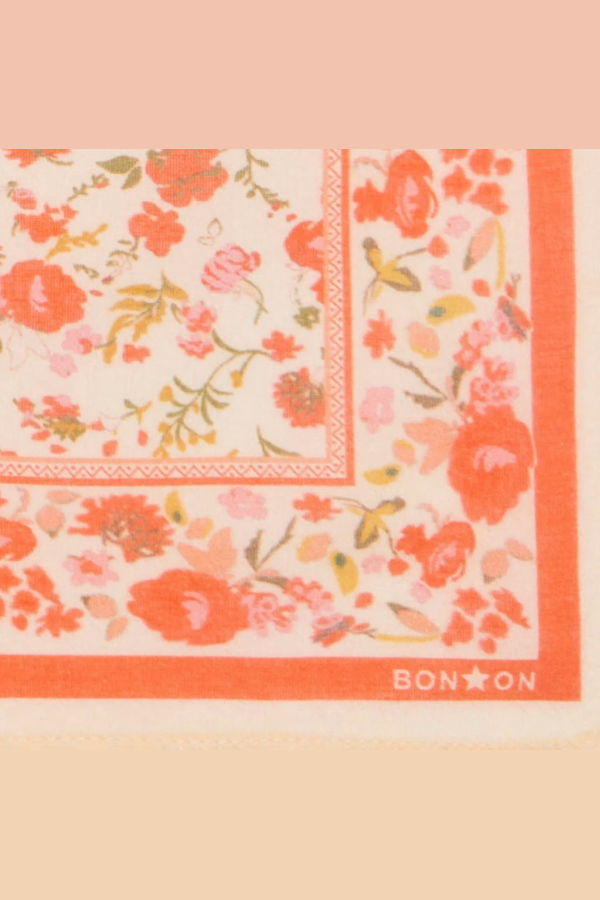 KIDS Bonton Indiennes Floral Print Scarf - Red