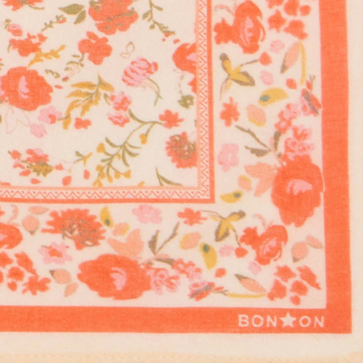 KIDS Bonton Indiennes Floral Print Scarf - Red - Image 2 of 2