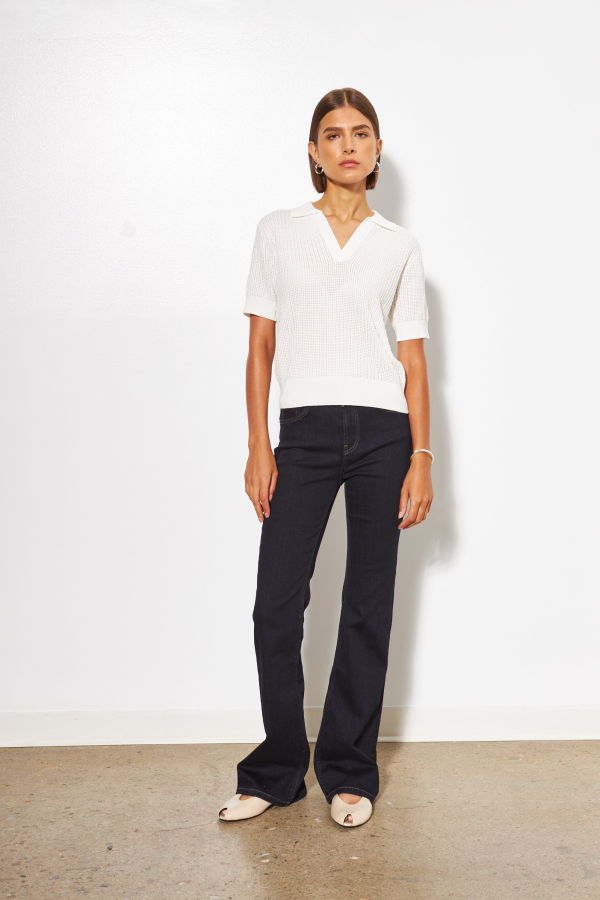 Line the Label Emery Sweater - Chalk