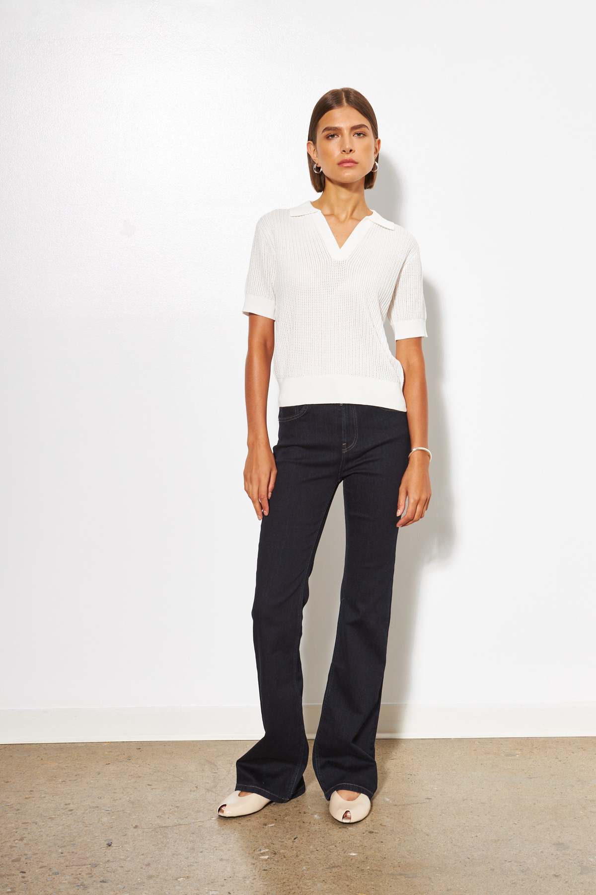 Line the Label Emery Sweater - Chalk - Image 2 of 6