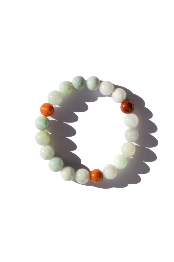 seree Pea Beaded Jade Bracelet