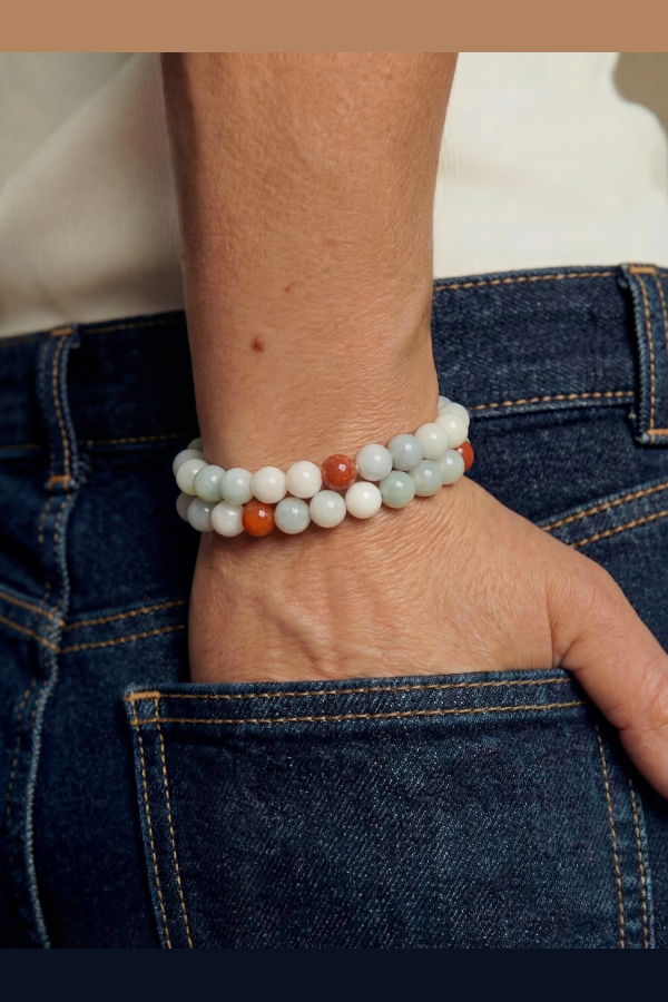 seree Pea Beaded Jade Bracelet