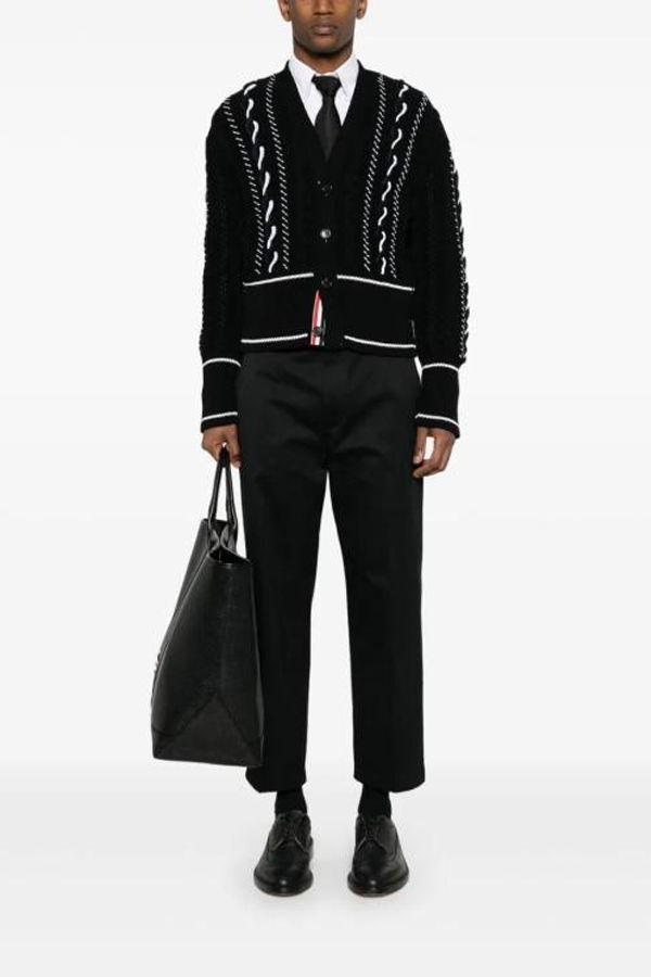 thom browne Straight Pants - Black