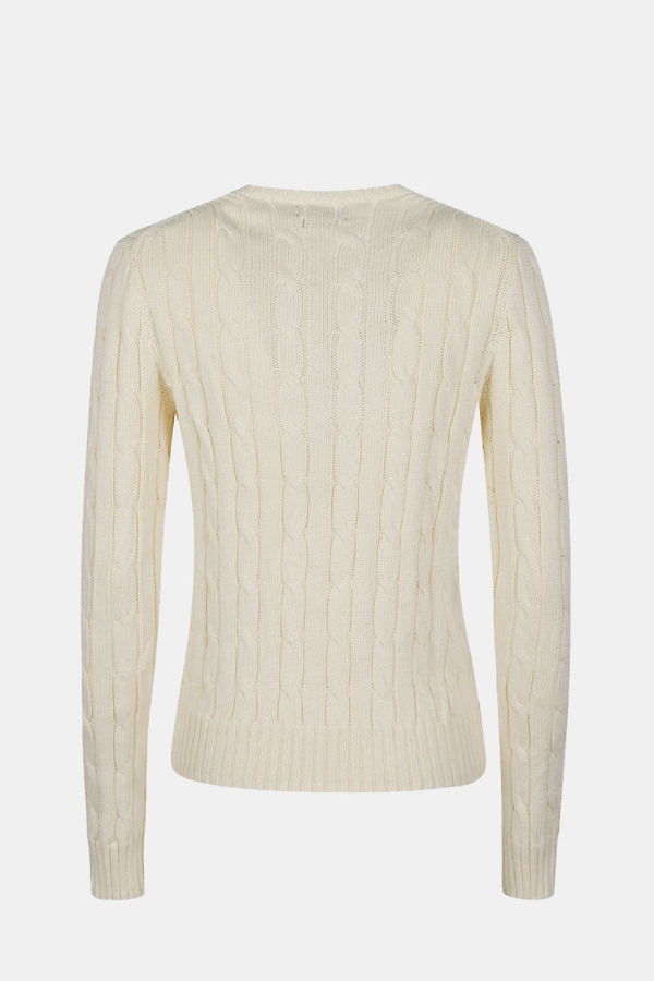 Polo Ralph Lauren Julianna Long Sleeve Pullover Sweater - Cream