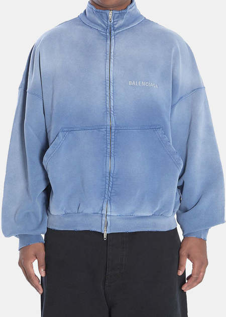 Balenciaga Leather BLNCG News 24/7 Jacket - Red | Garmentory