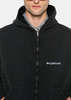 Balenciaga Faded Wash Black Large Zip-Up Hoodie - Faded Washed Black - Thumbnail 5
